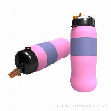 Sport Water Bottle, Made of Silicone, New Tooling Arrived Soon